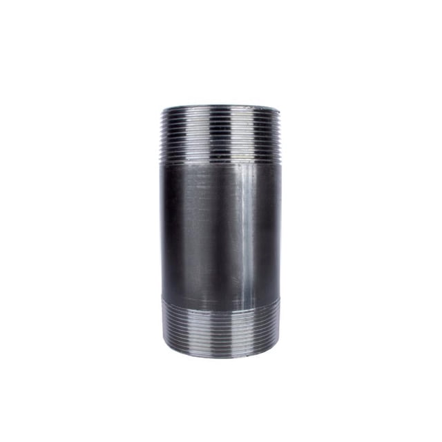 Nipple STZ Industries, acero negro, 4 cm de largo y 2,5 cm de profundidad MIP cada uno