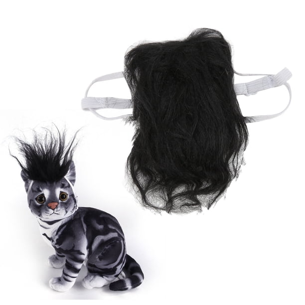Peluca para Perro, Peluca de Cosplay Para Perro y Gato, Disfrazs para Perros Pequeños, Ropa para Perros, Gorros Divertidos para Mascotas, Desfaces, Tocados para Pelucas