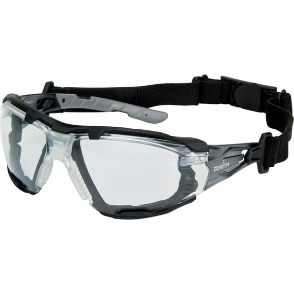 Z2900 Series Safety Glasses with Foam Gasket, Clear Lens, Anti-Scratch Coating, ANSI Z87+/CSA Z94.3