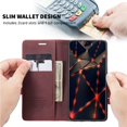 thumbnail image 2 of Dteck Wallet Case For Samsung Galaxy S20+ 6.7 inch, Premium PU Leather Wallet case Magnetic Flip Folio [Kickstand Feature] with ID&Credit Card Pockets,Wine Red, 2 of 5