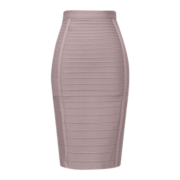 Tfken Summer Women Skirts Solid Color High Waist Long Pencil Skirts With Zipper Trendy Daily Wear Female Leisure Clothes Beige