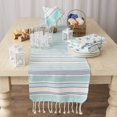 thumbnail image 4 of Design Imports 753666 14 x 72 in. Tidal Stripe Fouta Table Runner, 4 of 4