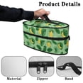 thumbnail image 5 of HELLHERO Dustproof Travel Home Iron Organizer Banana Monstera Leaf Pattern Reusable Portable Travel Steamer Storage Bag Holder Organizer, Case Only, 5 of 6