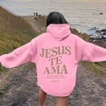 thumbnail image 7 of Women's Hoodies Sporty Pullover Quarter Zip Fit Women's Letter Print Hoodies Long Sleeved With Pockets Hoodie, 7 of 7