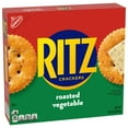 thumbnail image 2 of RITZ Roasted Vegetable Crackers, Snacks for Kids and Adults,  13.3 oz Lunch Snacks, With Olive Green Bowl By ValueNest, 2 of 5