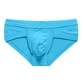 thumbnail image 2 of Wancir Men's Seamless Front Pouch Briefs Sexy Low Rise Men Cotton Underwear, 2 of 4