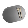 thumbnail image 2 of GUOOL Dining Table Placemat Coaster Washable Easy to Clean Table Mat Meal Pad Place Mat for Hotel Dining Room Tabletop Home Outdoor Grey, 2 of 9