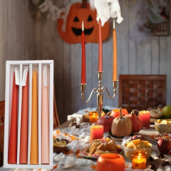 Wzzjkit Long Pole Aromatherapy Candles Christmas Home Use Birthday Candles Banquet Parties Colored Candles