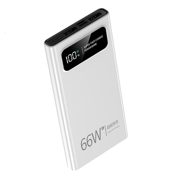 Osdhezcn 66W Mobile Power Adapter Battery Charger with LED Display and Double USB C PD20W