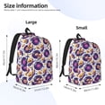 thumbnail image 3 of Yiaed record rock Skull star Print Backpack, Premium Laptop Backpack, Travel Backpack for Women, Lightweight Backpacks, Comfortable Back Pack-Medium, 3 of 5