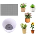thumbnail image 4 of Mdesiwst 5Pcs Net Mat Easy to Cut Good Air Permeability Glass Fiber 20x30cm Flower Pot Bottom Hole Draining Mesh Pad for Balcony, 4 of 8