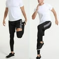 thumbnail image 6 of NIBOLOG 1Pc Knee Brace Soft Fabric Sweat-absorbent Elastic Leg Sleeve Stretchy Knee Support for Running, 6 of 8