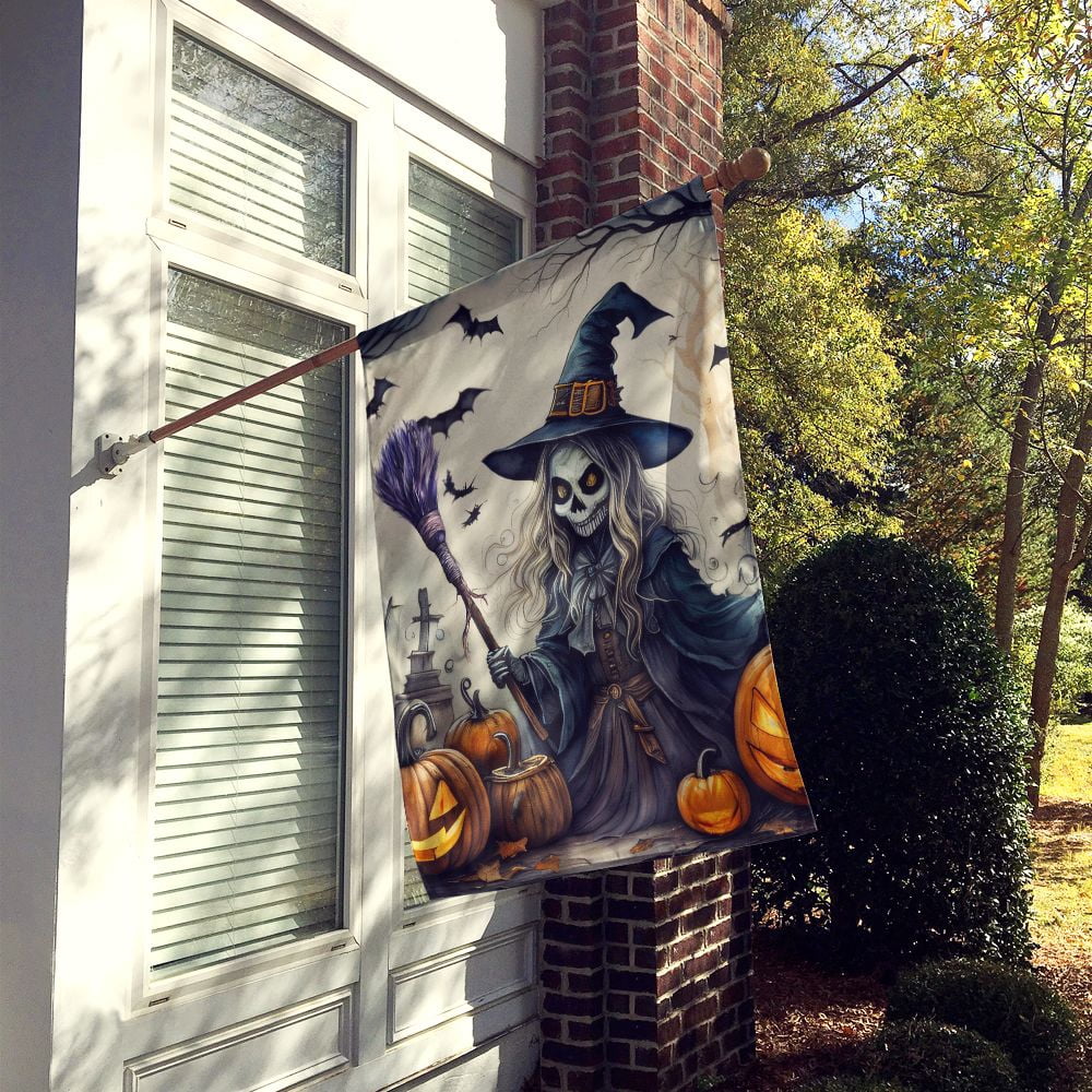 28x40 Inch Double-Sided Halloween Decorative Pole Flag for Outdoor Home Display