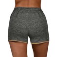 thumbnail image 4 of Uaswgudfs ​Adjustable Drawstring Running Shorts for Women - Colorblock Hem & 3.5" Inseam Summer Activewear​ Dark Gray S, 4 of 7