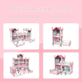 thumbnail image 4 of Gran Casa De Muñecassueño Princesa Castillo 14 Habitaciones Xtellar rosa, 4 of 4