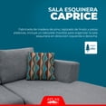 thumbnail image 3 of Sala esquinera Modular Caprice izquierda o derecha, Atlas del Descanso color Gris, 3 of 8