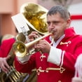 thumbnail image 5 of 1 UNID Trumpet Music Puntaje Clip Trompetería Partitura Música Pindelateral (Plata), 5 of 5