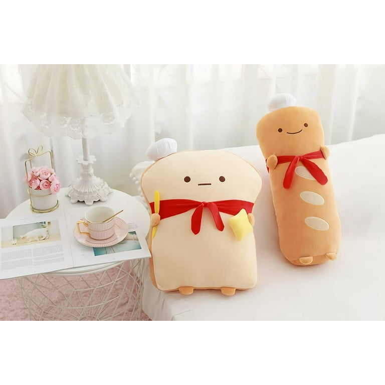 Toast Baguette Pillow 15.7 inches Funny French Bread Food Plush Toy for  Home Decor or Kids (Toast Bread) 