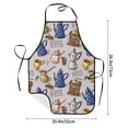 thumbnail image 2 of Pofeuu Antique Vintage Teapot Coffee Grinder Print Aprons with Pockets, Cute Aprons for Kitchen, Cooking, Server, Barber, Chef Apron, 2 of 7