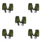 thumbnail image 3 of Yuarrent Paquete de 2 mallas impermeables de tela Oxford para senderismo al aire libre, polainas portátiles, equipo transpirable para caza y Type5 NO5, 3 of 6