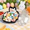 thumbnail image 4 of TIELUTT Rabbit Shape Clear Candy Empty Candy Storage Pantry Organization Large Food Storage Containers with Lids Airtight Brilliance Food Storage Containers Storage Canisters Kitchen Containers, 4 of 4