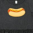 thumbnail image 4 of Inktastic Funny Hot Dog Girls Toddler Dress, 4 of 5