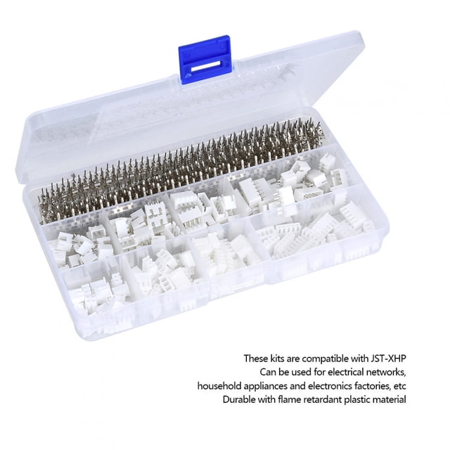 Los Juegos de Reemplazo de Conector de Terminal Dupont de Paso de 2,54 Mm Incluyen Conector de 2/3/4/5 Conector de Carcasa Encabezado Envuelto Compatible Con Jst-Xhp EOTVIA No