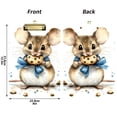 thumbnail image 5 of FORMRS Acrylic Clipboard with Low Profile Clip Standard A4 Letter Size, 12.5" x 9", Mouse Eats Cookies, 5 of 8
