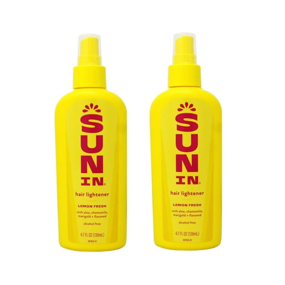 Sun-In Hair Lightener Shine Enhancing Spray, Lemon, 4.7 oz