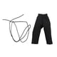 thumbnail image 2 of Pantalones de muñeca masculina 1/18, mini pantalón largo de pierna ancha, deportes atléticos, pantalones de figura masculina, disfraz para figuras de negro, 2 of 7