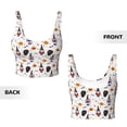 thumbnail image 5 of Lsque Halloween Gnome Printed Women'S Sports Bra, Compression, Moisture Wicking, High-Impact Sports Bra For Women,Supportive sports bra-X-Large, 5 of 9