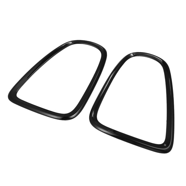 Par Luz Trasera Embellecedor Anillo Compatible para Mini Cooper, Negro Trasero Lateral