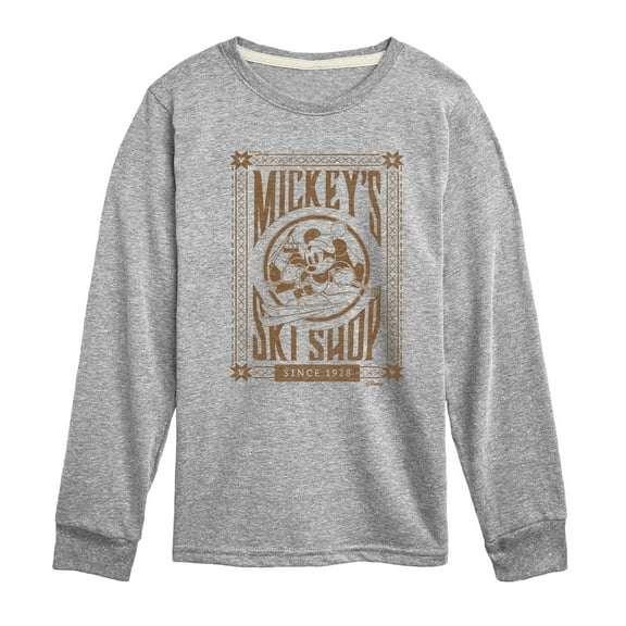 Disney - Mickeys Ski Shop - Toddler & Youth Long Sleeve Graphic T-Shirt
