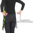 thumbnail image 4 of Picia Pineapples with Palm Leaves Waterproof Apron for Unisex Adult - Adjustable Bib Apron with Pockets, Ideal for Cooking, Gardening, Painting, and Household Chores, 4 of 9