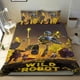 thumbnail image 1 of El Robot Salvaje Conjunto de sábanas temático, trío de piezas, cómodo y amigable con la piel, diseño único, regalo de decoración para el hogar para familiares, amigos y fans, 90 cm * 190 cm, 1 of 6