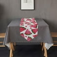 thumbnail image 5 of GZHJMY Watermelon Table Runner Hearts Seasonal Table Cloth Runner for Kitchen Dining Table Wedding Party Holiday Coffee Dining Home Decor 13 x 70 Inches, 5 of 7