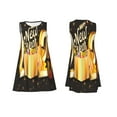 thumbnail image 7 of Yiaed Happy New Year 2025 Print Women's Sleeveless Dress, Loose Fit Summer Dress, Casual Sleeveless Dress for Women, 7 of 7