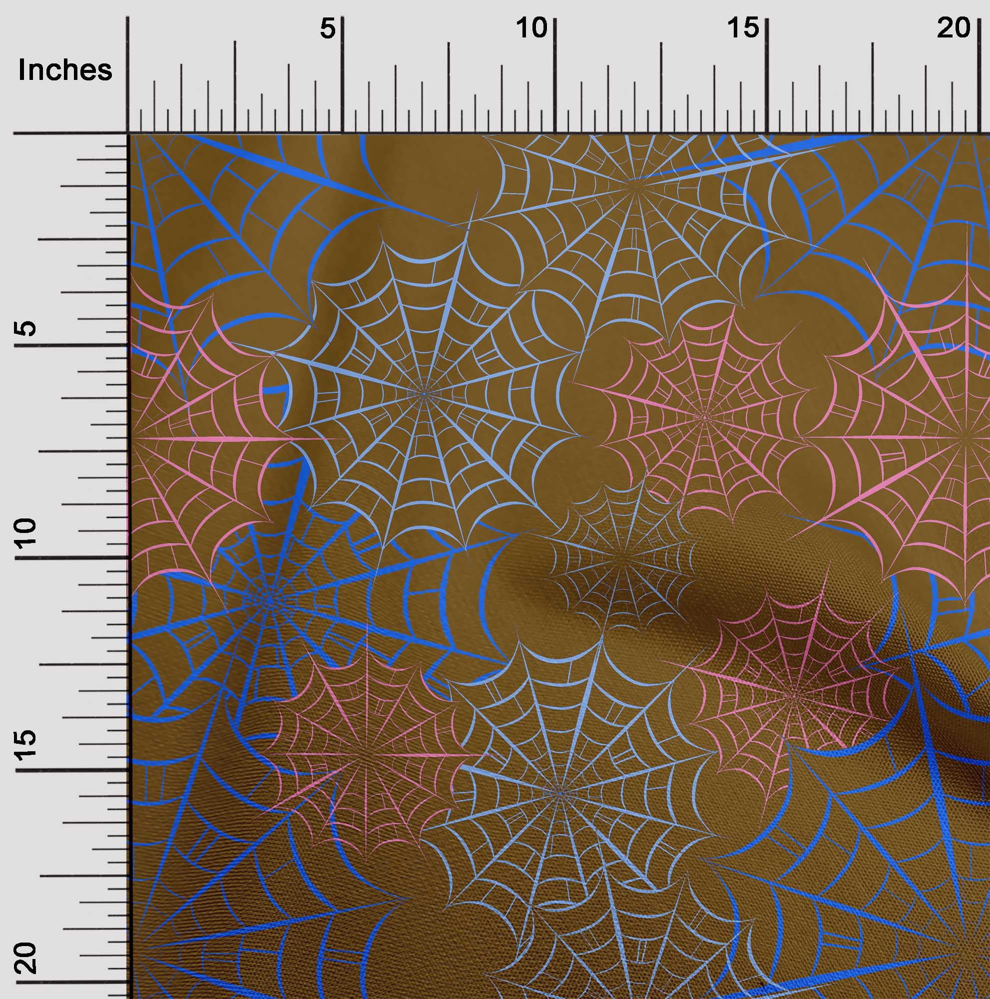 oneOone Viscose Jersey Brown Fabric Halloween Sewing Material Print Fabric By The Yard 60 Inch Wide
