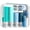 Blue, variant on INSFIT 17 Pack Travel Bottles for Toiletries, Tsa Approved 3oz 2oz Travel Size Toiletries, Bpa Free Leak Proof Squeezable Silicone tubes for Shampoo