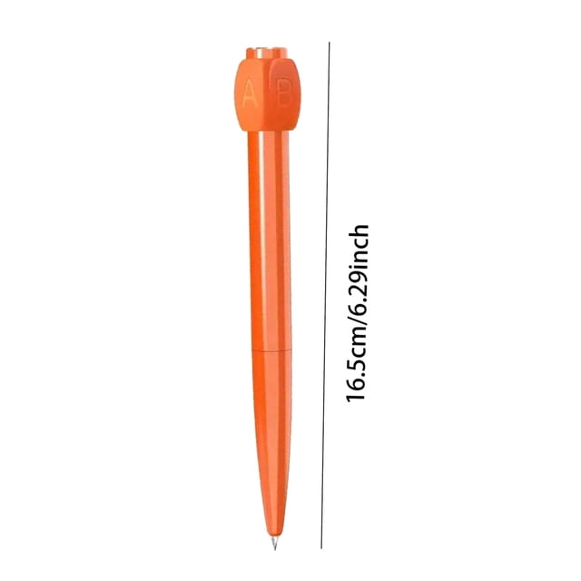 JJKBVCLO ABCD Rotation Répondre Stylo Gel Noir 1 Pce Stylo Réponse Stylo Gel Rotatif ABCD Sélection Artefact Difficile Réunion Ennui Envoi Transfert de Temps Stylo Rentrée des Classes Fournitures Scolaires 1 ml