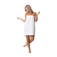 thumbnail image 1 of Turkish Linen WomenAs Waffle Spa Body Wrap with Adjustable closure (XX-Large White), 1 of 1