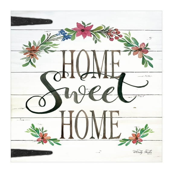 Gango Home Decor Country-Rustic Home Sweet Home by Cindy Jacobs (Printed on Paper); One 12x12in Unframed Paper Poster