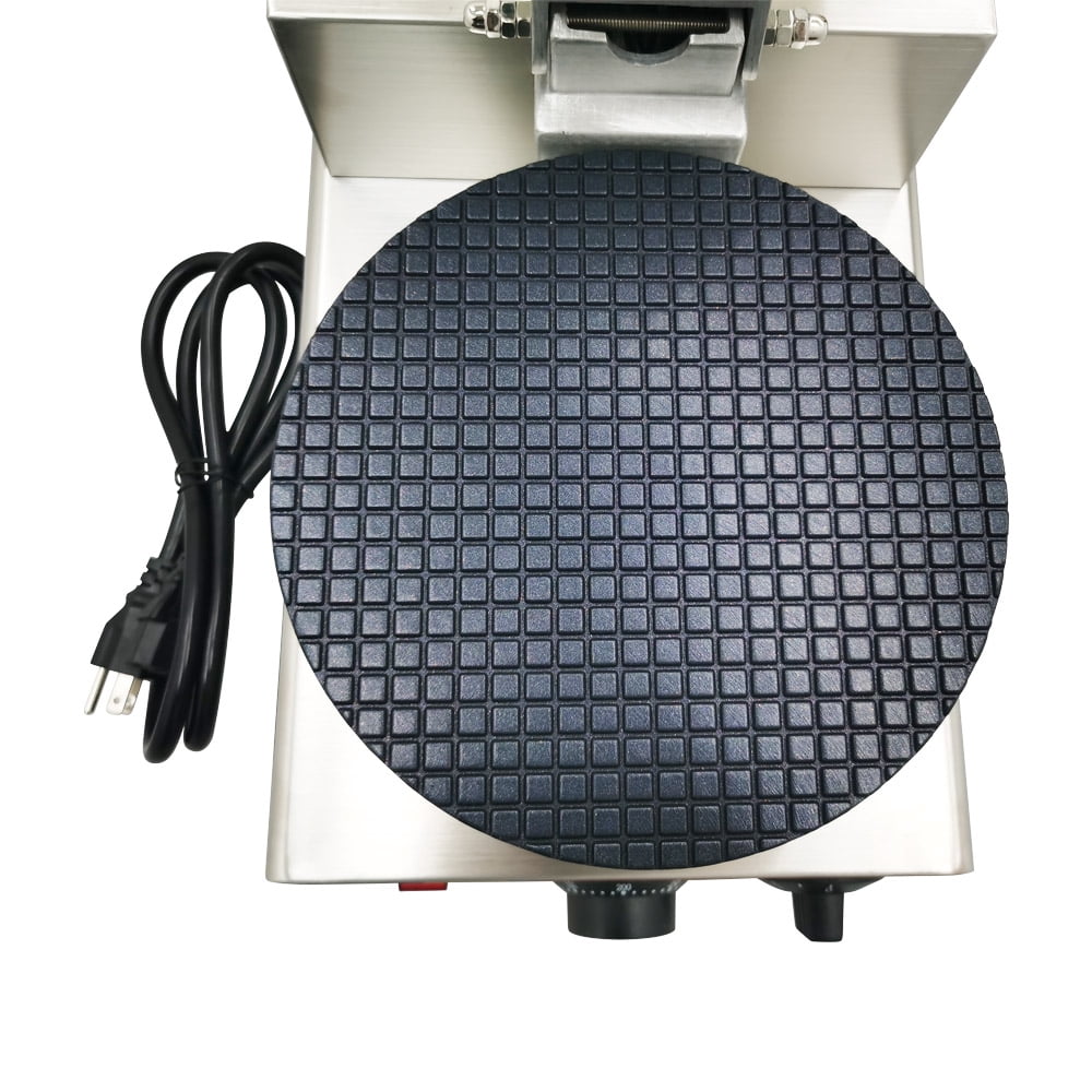 TECHTONGDA Ice Cream Cone Maker Machine Single Station Waffle Baker Maker Nonstick Commercial 1KW