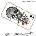 thumbnail image 4 of Skull Sun Forest Case Compatible with iPhone 12,Unique Art Design TPU Bumper Cover Case, 4 of 6