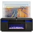 "BELLEZE 69"" Fireplace TV Stand, Fits Up To 75"" TVs with 36