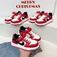 thumbnail image 2 of Zapatos de tablero de color rojo populares para principios de primavera, zapatillas de deporte para niños y niñas, zapatos de baile callejero informales, 2 of 6