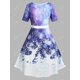 thumbnail image 2 of Vestido Navideño Talla Extra Estampado Alce Copo de Nieve Rosegal  Vestidos Estampados Tallas Grandes, 2 of 5