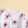 thumbnail image 6 of Girls Outfits Set Toddler Girls Winter Pants Outfits Flower Prints Long Sleeve Tops Pants 2PCS Clothes Set Fall Clothes 6 Months-12 Months, 6 of 6