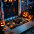 thumbnail image 6 of Nnndbs Halloween Optical Illusion Rug, 3D Visual Trap Floor Mat, Non Scary Carpet for Entryway Living Room Home Halloween Decor, 6 of 7