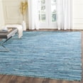 thumbnail image 2 of Safavieh Rag 2' X 3' Hand Woven Cotton Rug in Turquoise, 2 of 3
